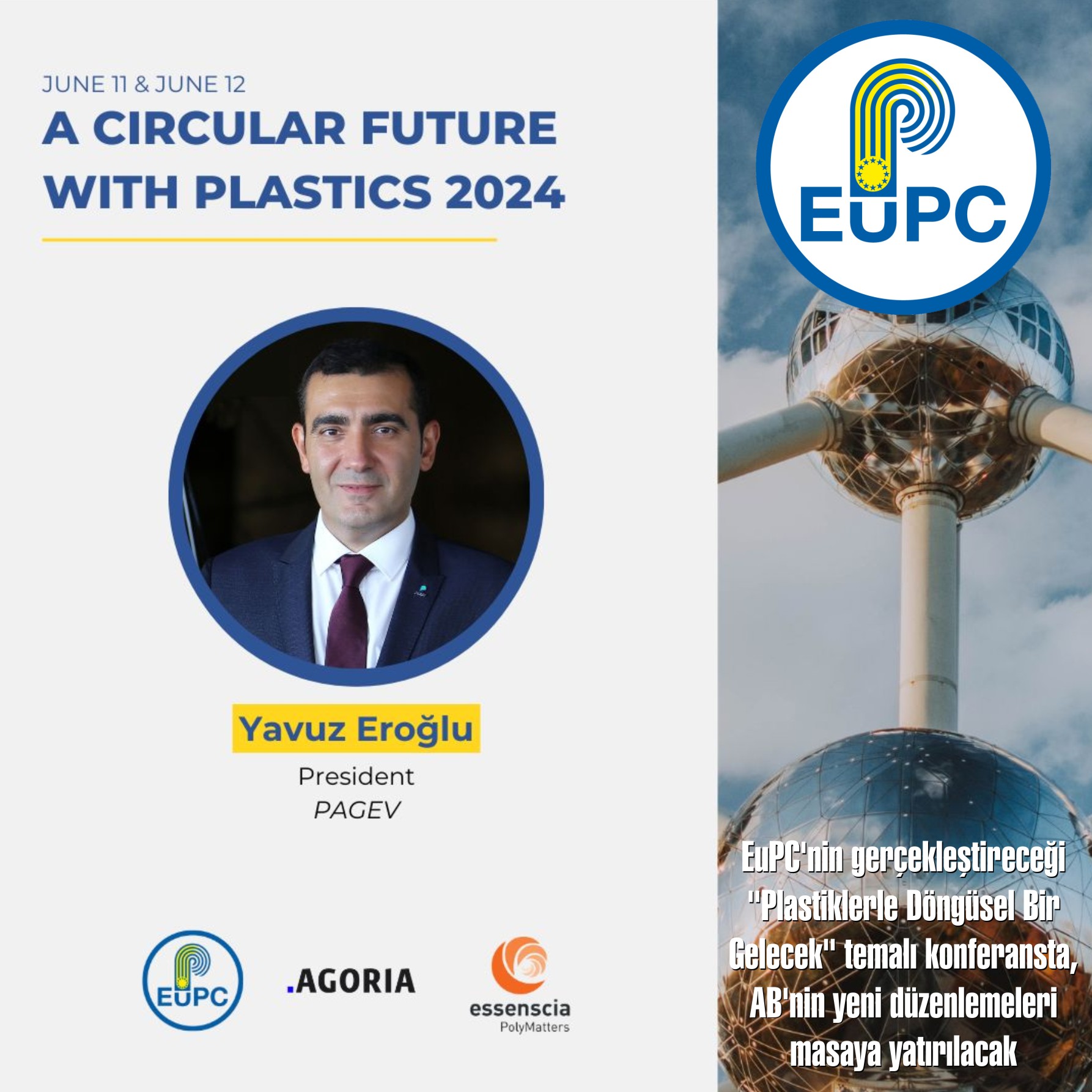 Avrupa Birliği Plastik Üreticileri Birliği EuPC'nin gerçekleştireceği 